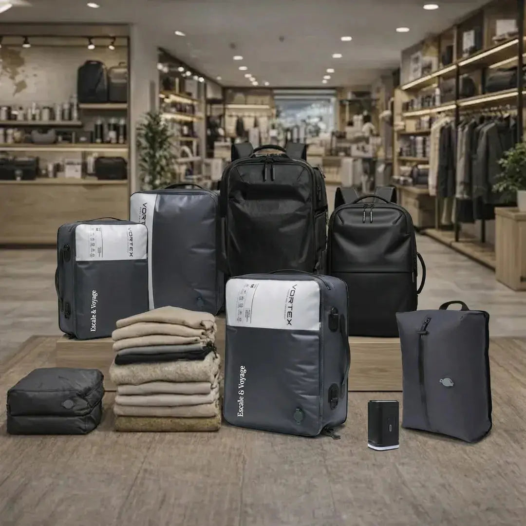 Sacs à dos de voyage à compression