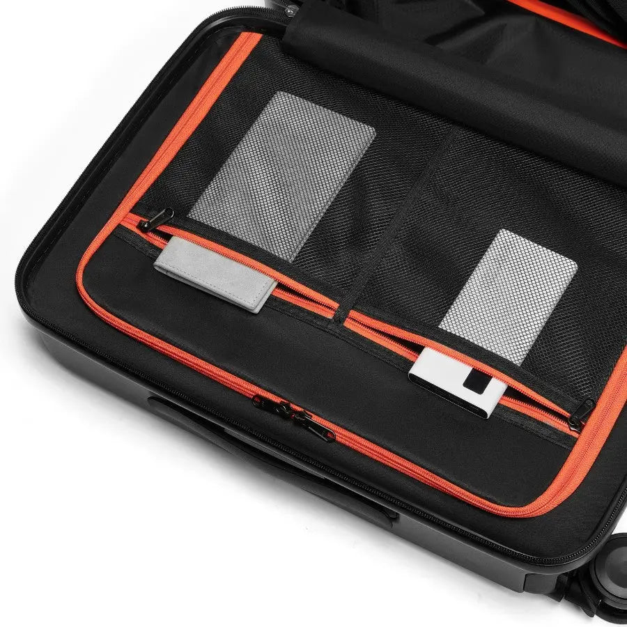 Valise cabine rigide 40L – Compression sous vide – Cadenas TSA Escale & Voyage