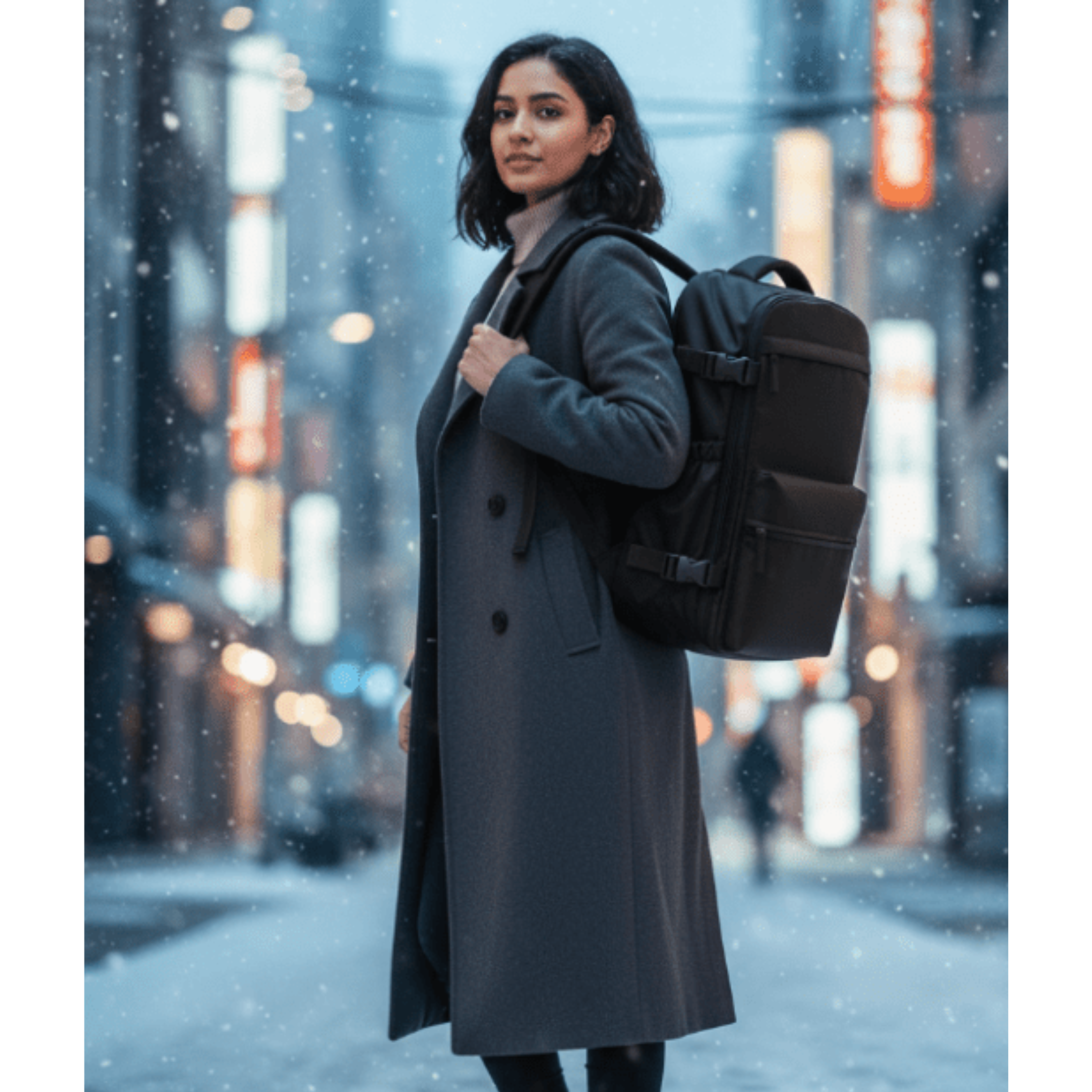 Sac à dos de voyage cabine - compression sous vide 18–22L – Ordinateur 15,6"