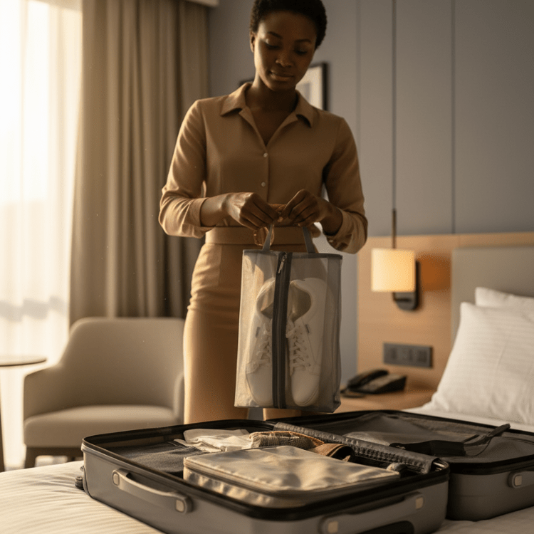 Sac à chaussures – Organisateur valise – 32×22×13 cm – EU 44