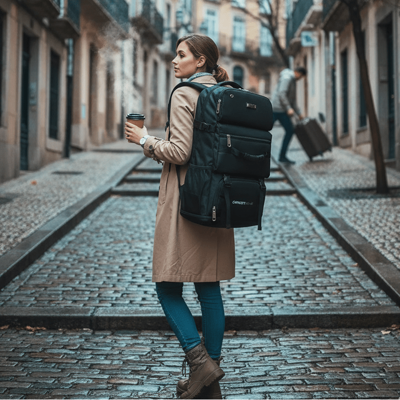 Sac à dos de voyage extensible 38–45L