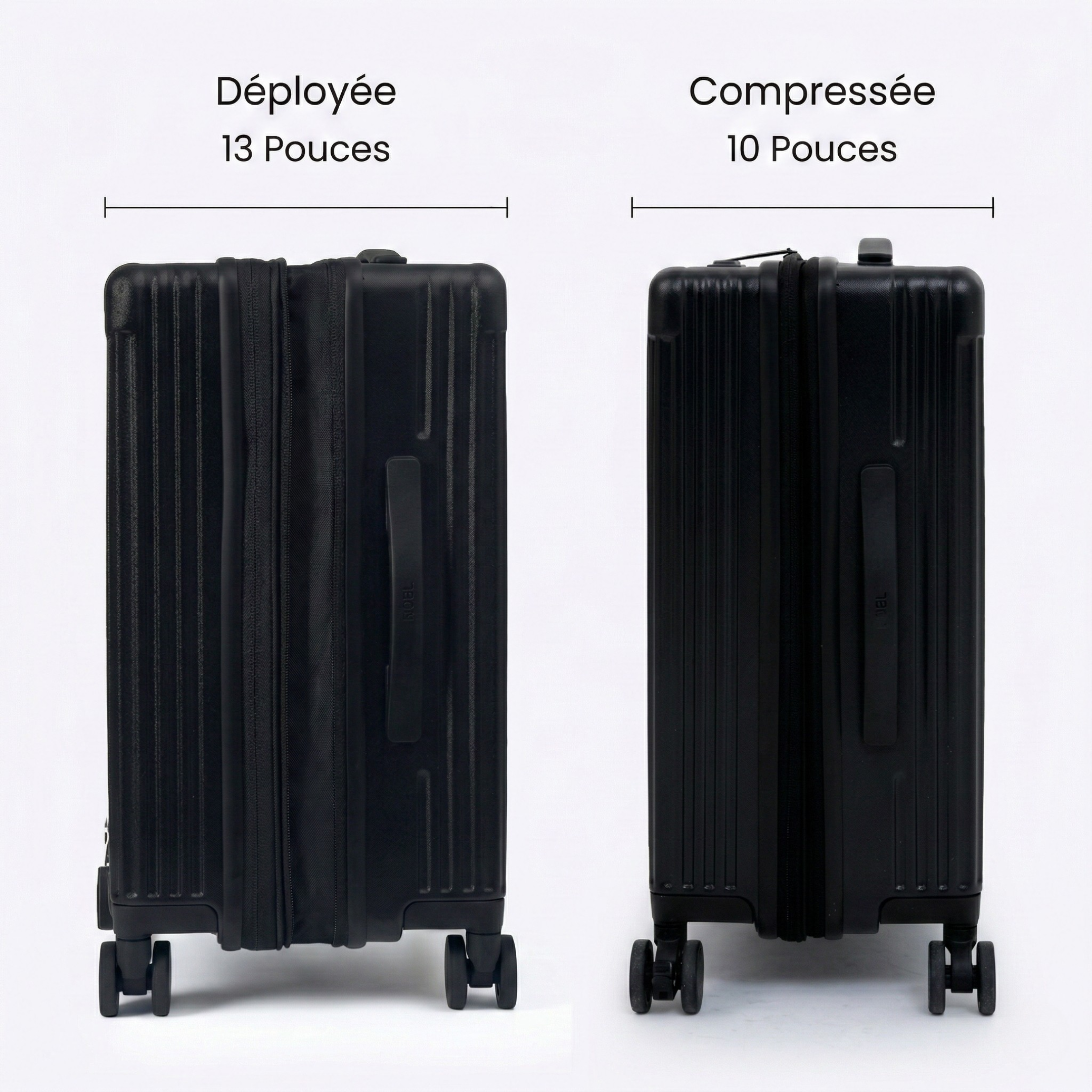Valise cabine extensible