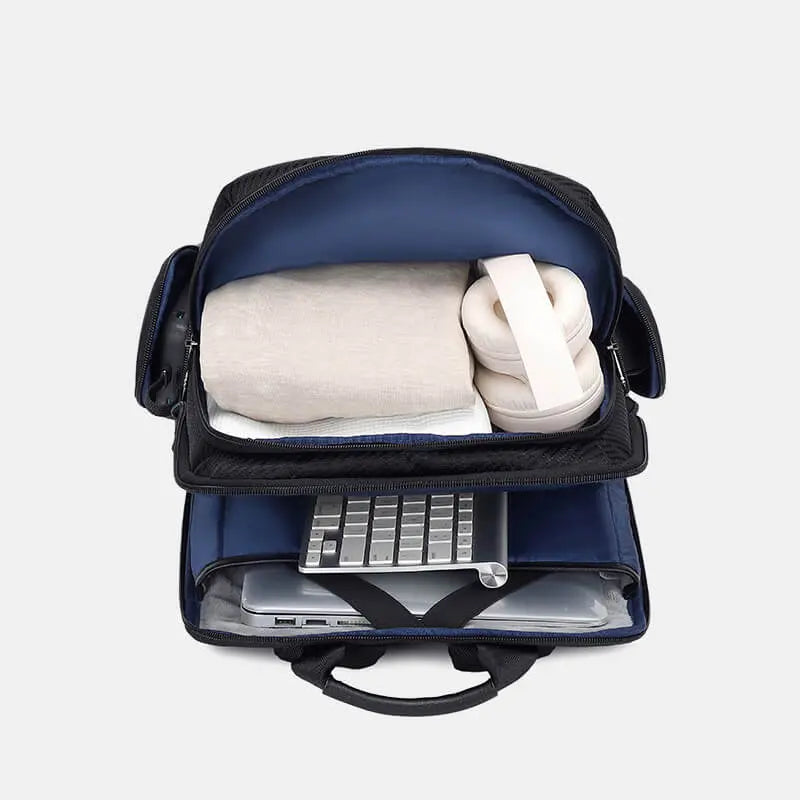 Sac à dos de voyage cabine pour ordinateur portable - 20L – Port USB – Tissu haute densité Escale & Voyage