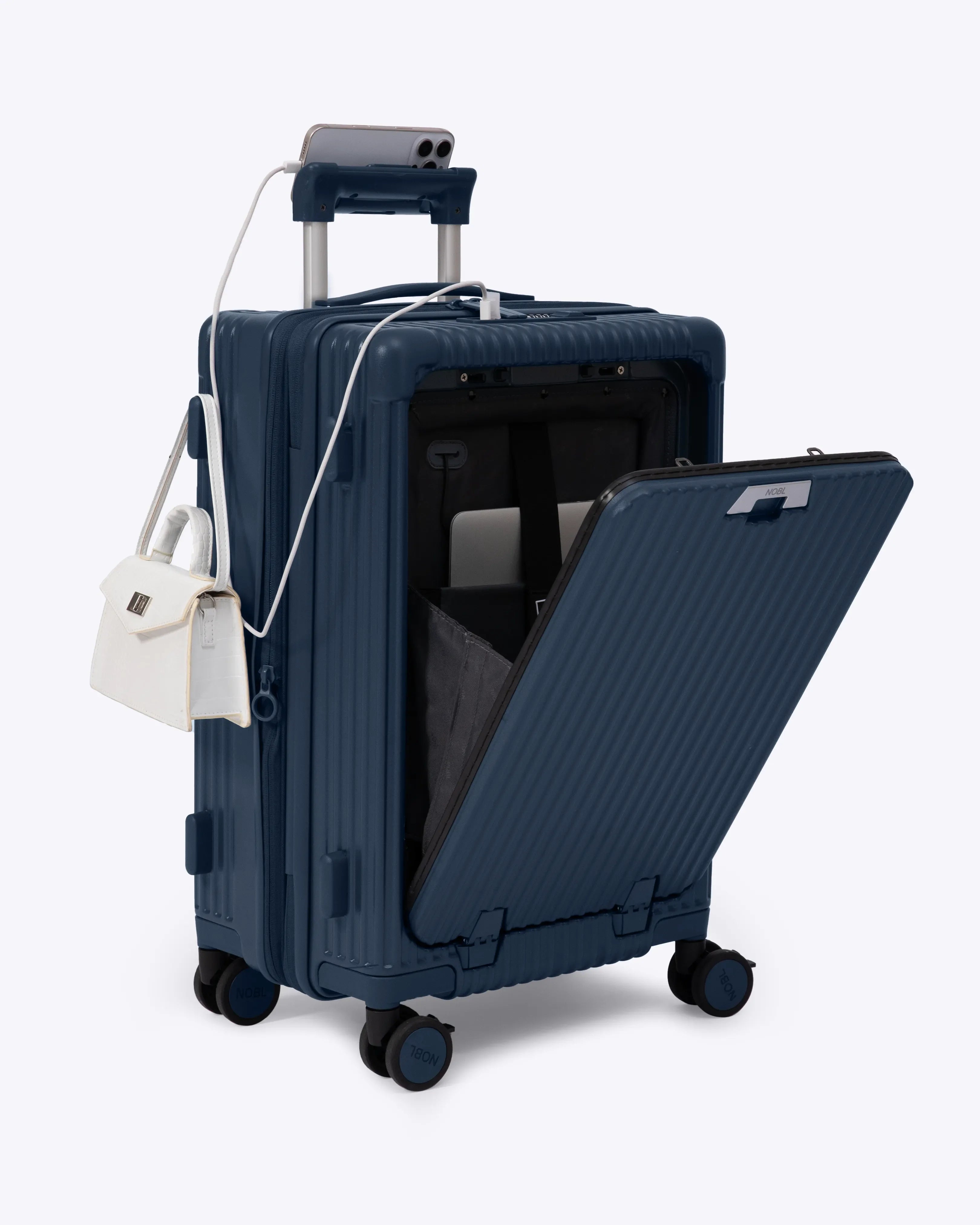Valise cabine extensible – Polycarbonate – Roues 360°