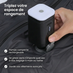 Sac de voyage compression sous vide - Pompe portable