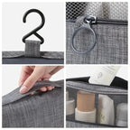 Trousse de toilette suspendue 4L – Nylon 600D – Poche PVC Escale & Voyage