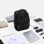 Sac à dos de voyage cabine 25L – Ouverture 180° & Passant valise Escale & Voyage