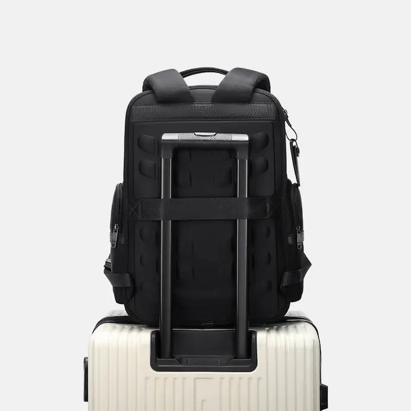 Sac à dos de voyage cabine 25L – Ouverture 180° & Passant valise Escale & Voyage