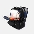 Sac à dos de voyage cabine 25L – Ouverture 180° & Passant valise Escale & Voyage